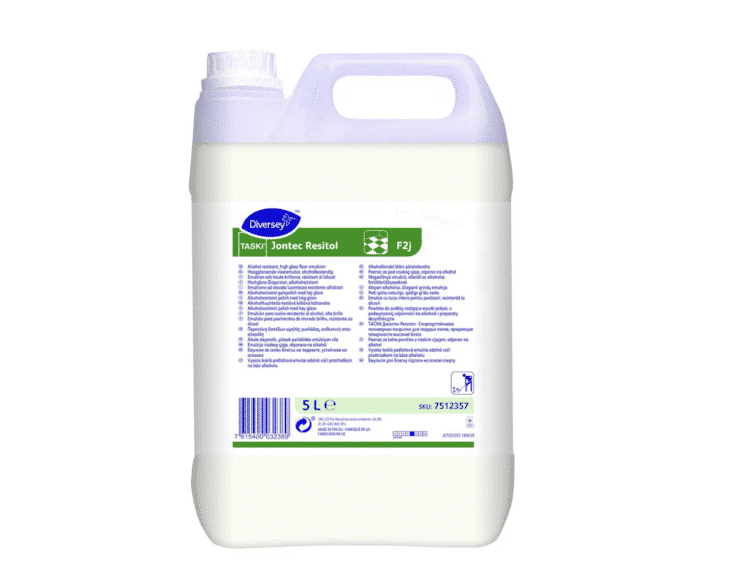 TASKI Jontec Resitol F2j 2x5L – Alcohol resistant, floor polish