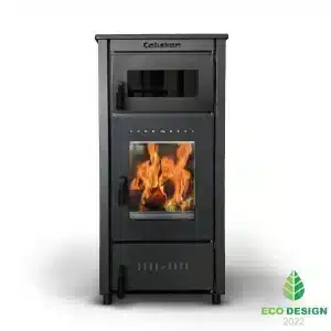 Çalışkan 302 fireplace stove with an oven
