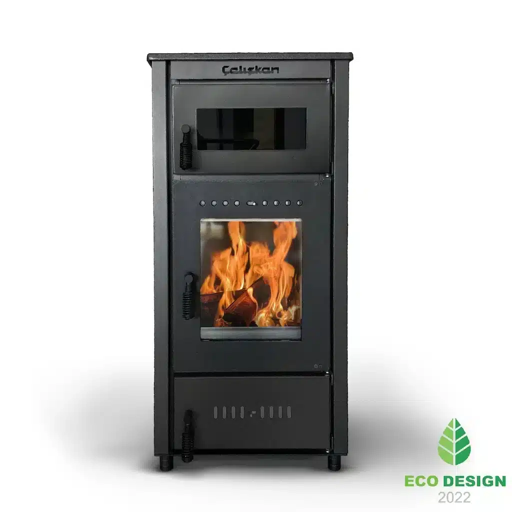 Çalışkan 302 fireplace stove with an oven