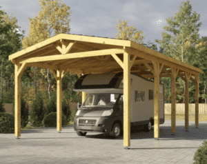 Carport for camping car (10.4m x 5.4 m x 4.1 m)