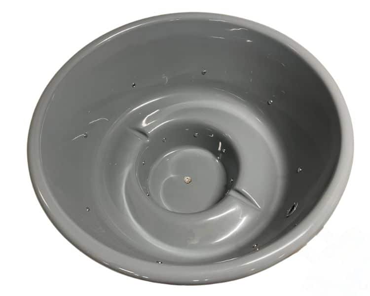2.0m terrace set with ergonomic fiberglass liner and external stove