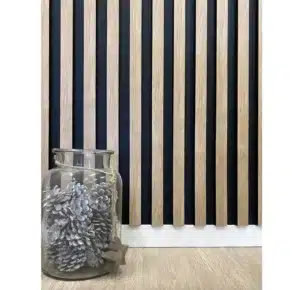 3D wall panel Järnvik 7401 Fagus 122x21x2600 mm
