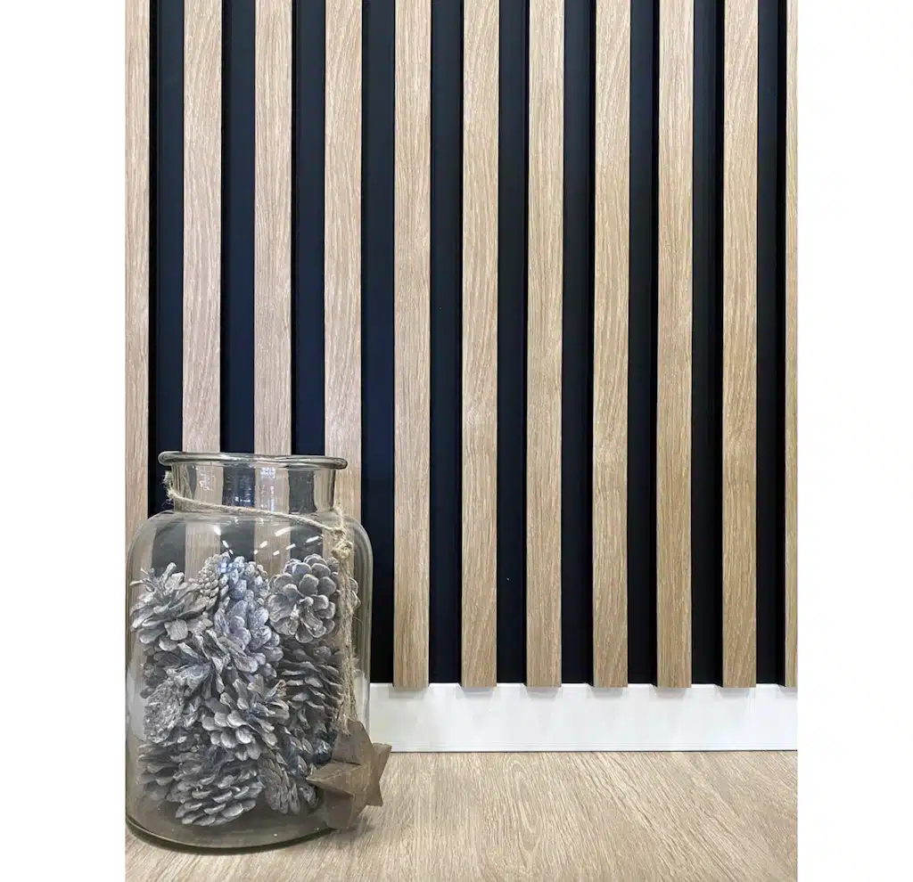 3D wall panel Järnvik 7401 Fagus 122x21x2600 mm