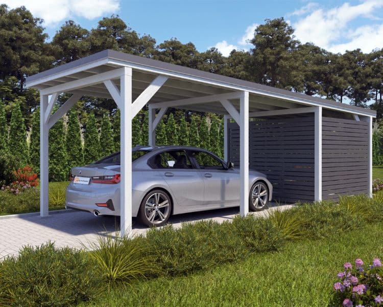 Carport “Connor” 26m² with storeroom