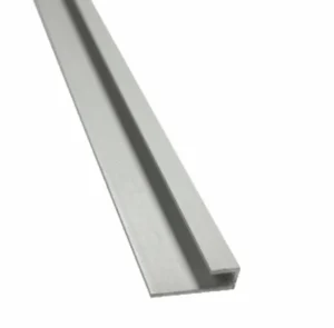 Corner molding for SPC interior panels aluminium 3070mm Järnvik