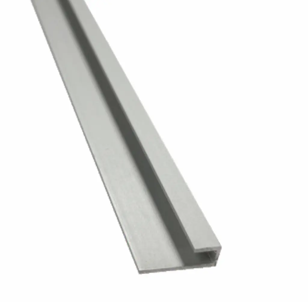 Corner molding for SPC interior panels aluminium 3070mm Järnvik