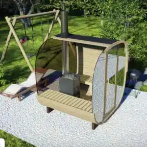 “2m” Mirrored Sauna Cube for 4 persons