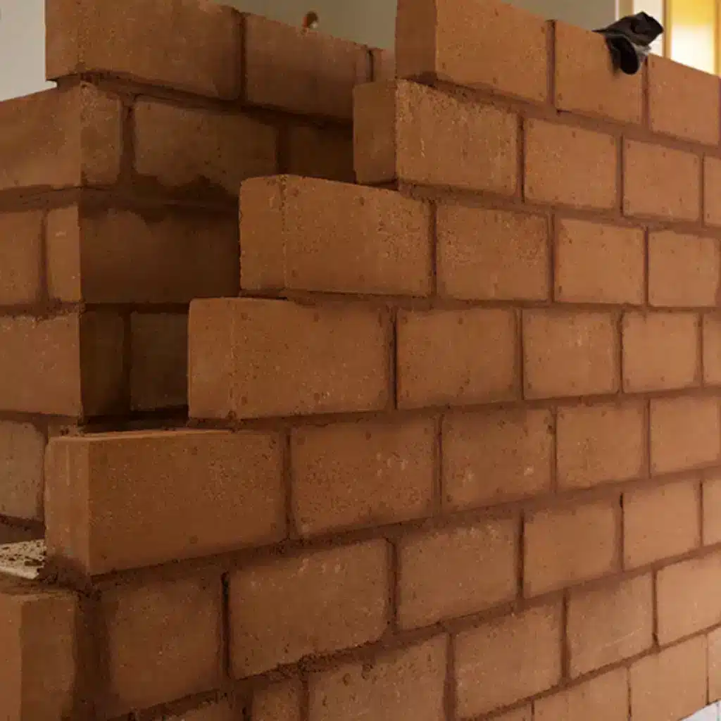 Clay mortar for masonry heaters