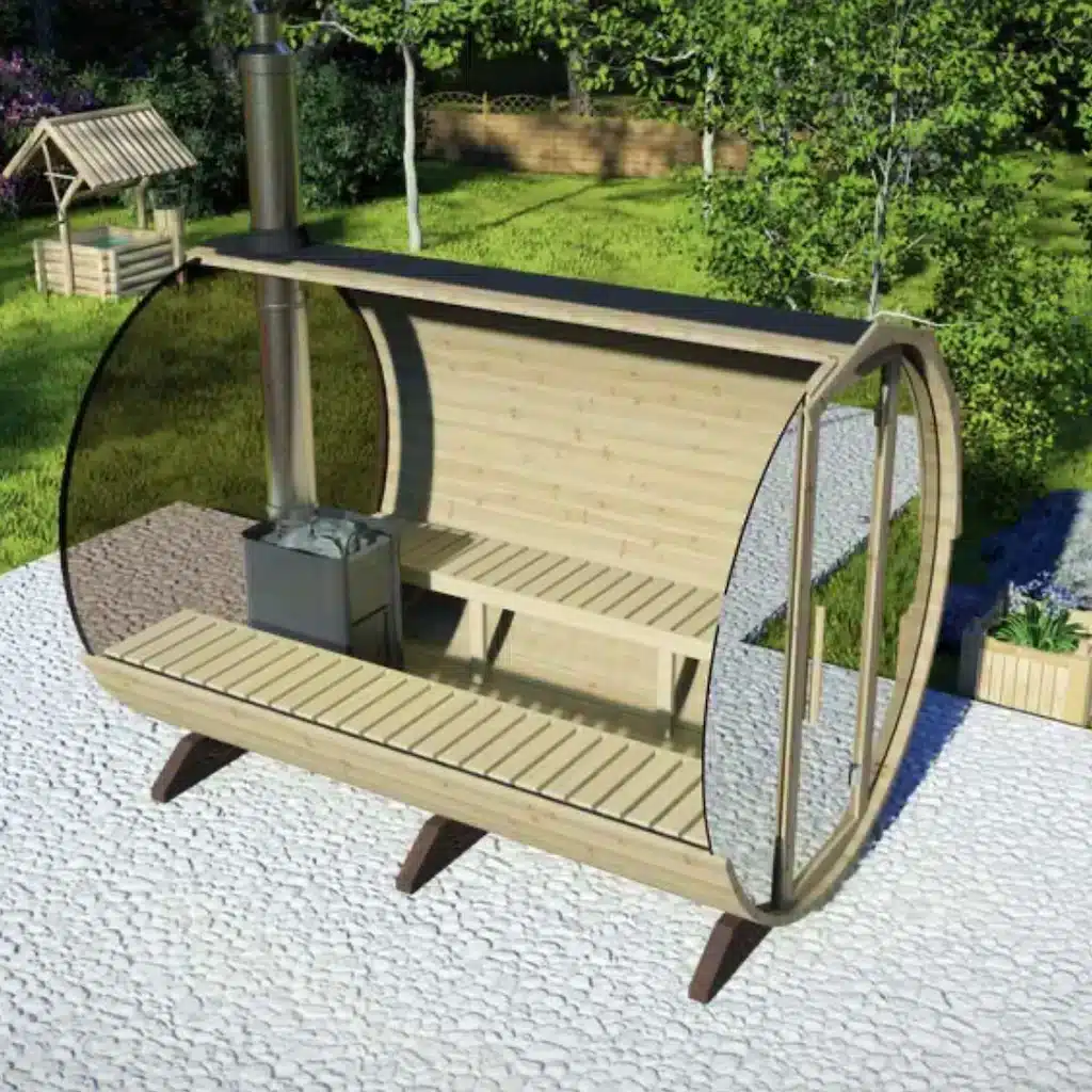 “3m” Mirrored Sauna for 6 persons