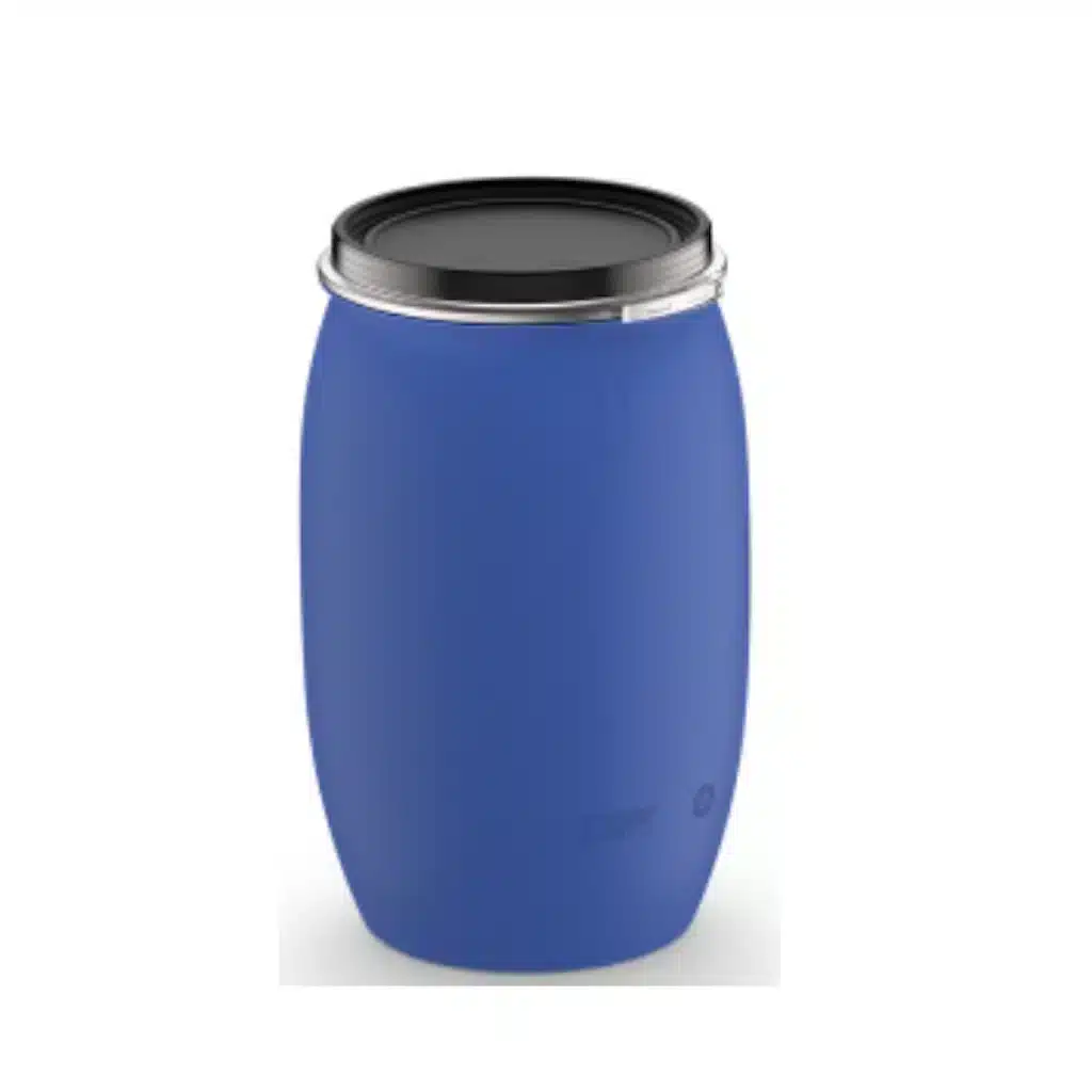 Plastic barrel with lid 120 L