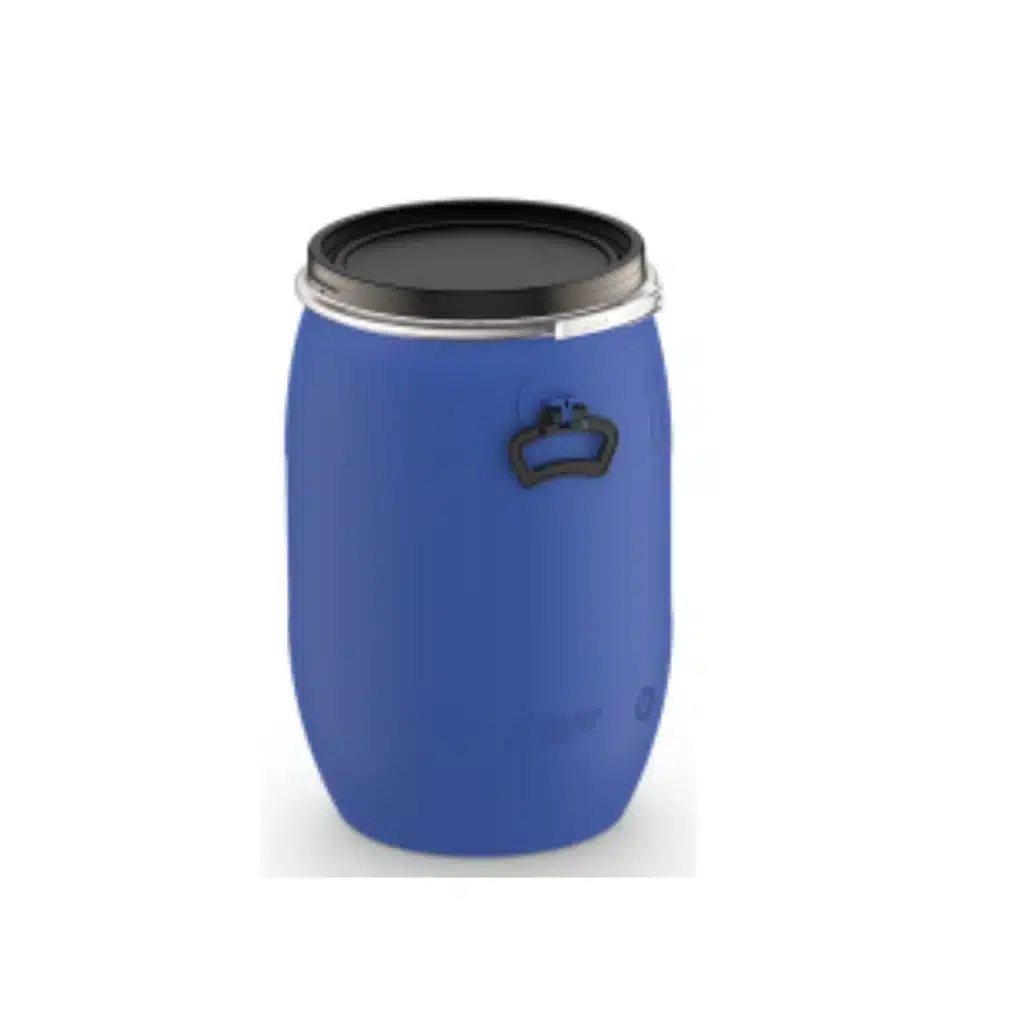 Plastic barrel with lid 60 L
