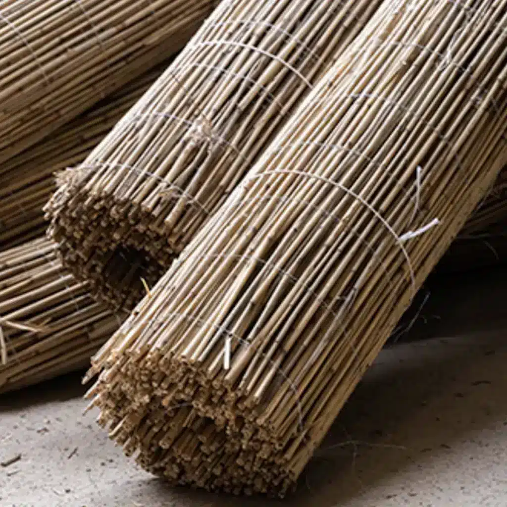 Thin reed mat