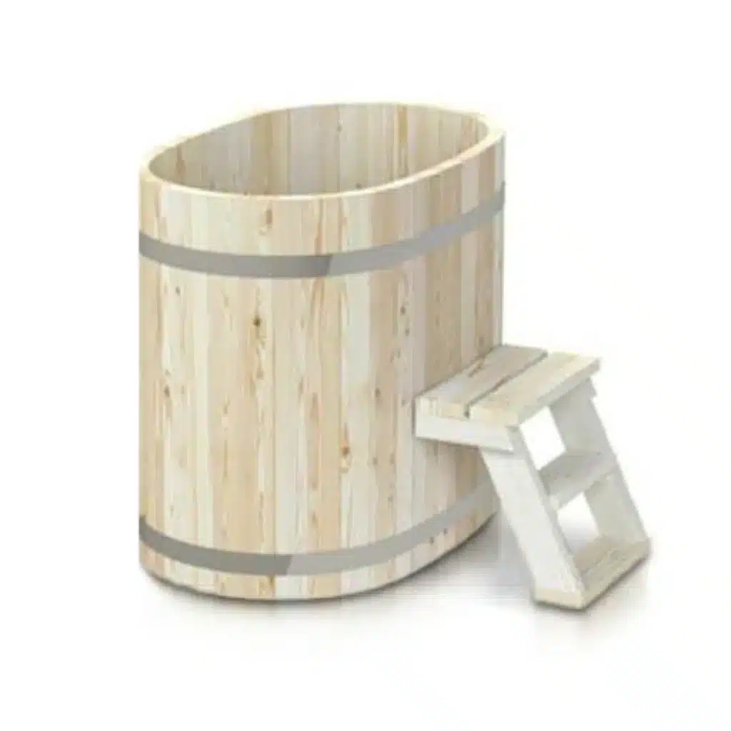 Wood Ice tub for 2 persons 1,6×1,0 m