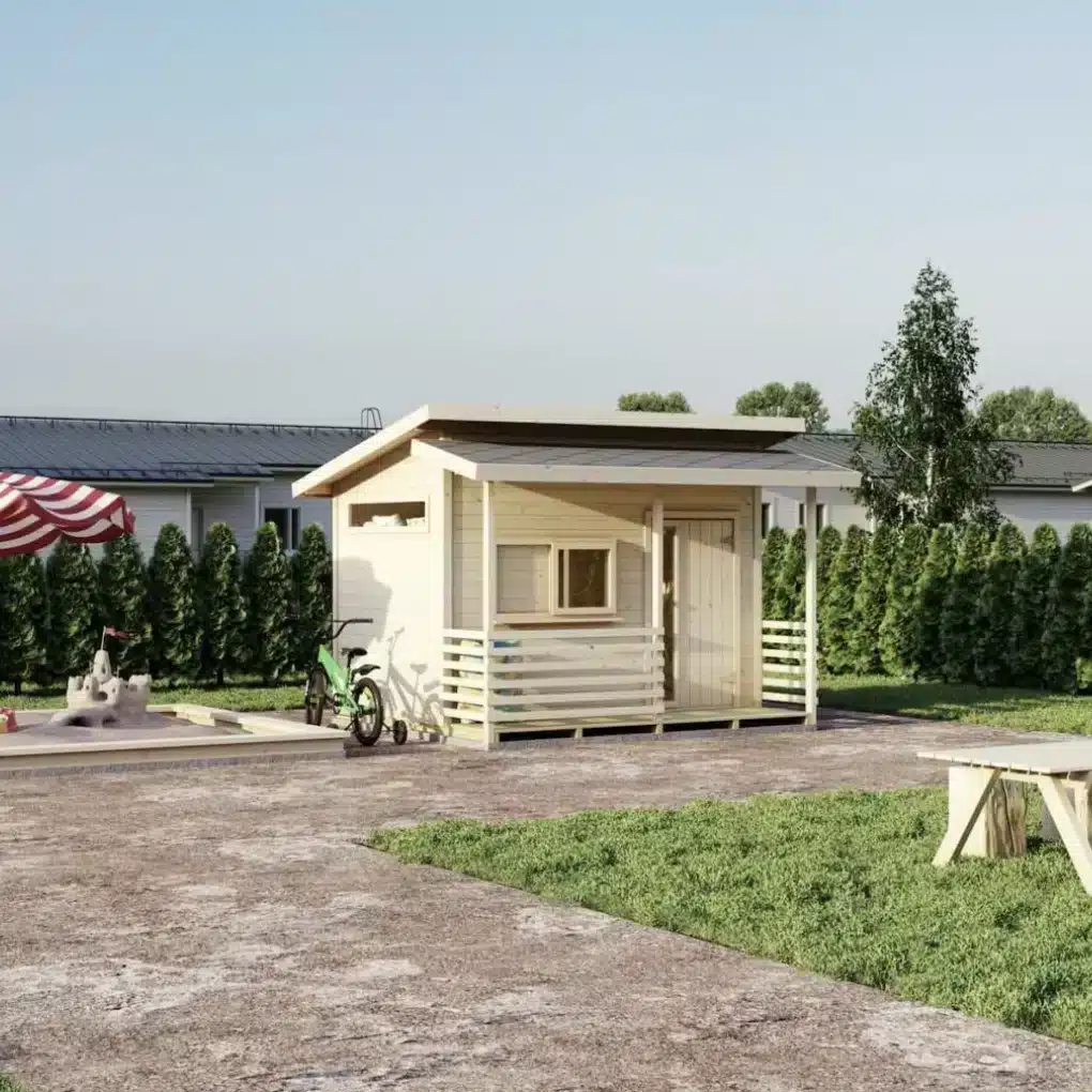 Playhouse Lillevilla Peukaloinen  3,7 m² / 16 mm