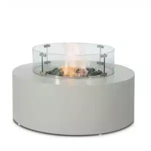 Gas fire pit round coffee table