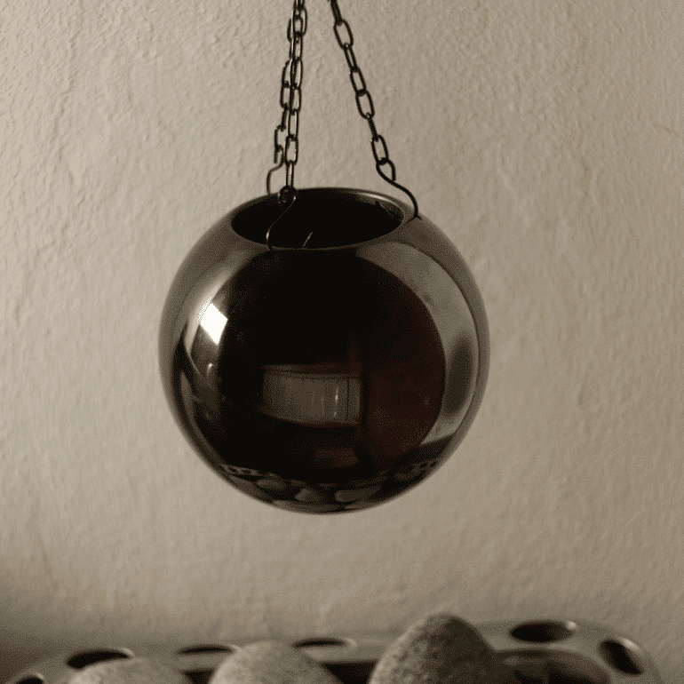 Saunapallo saunaball shiny black