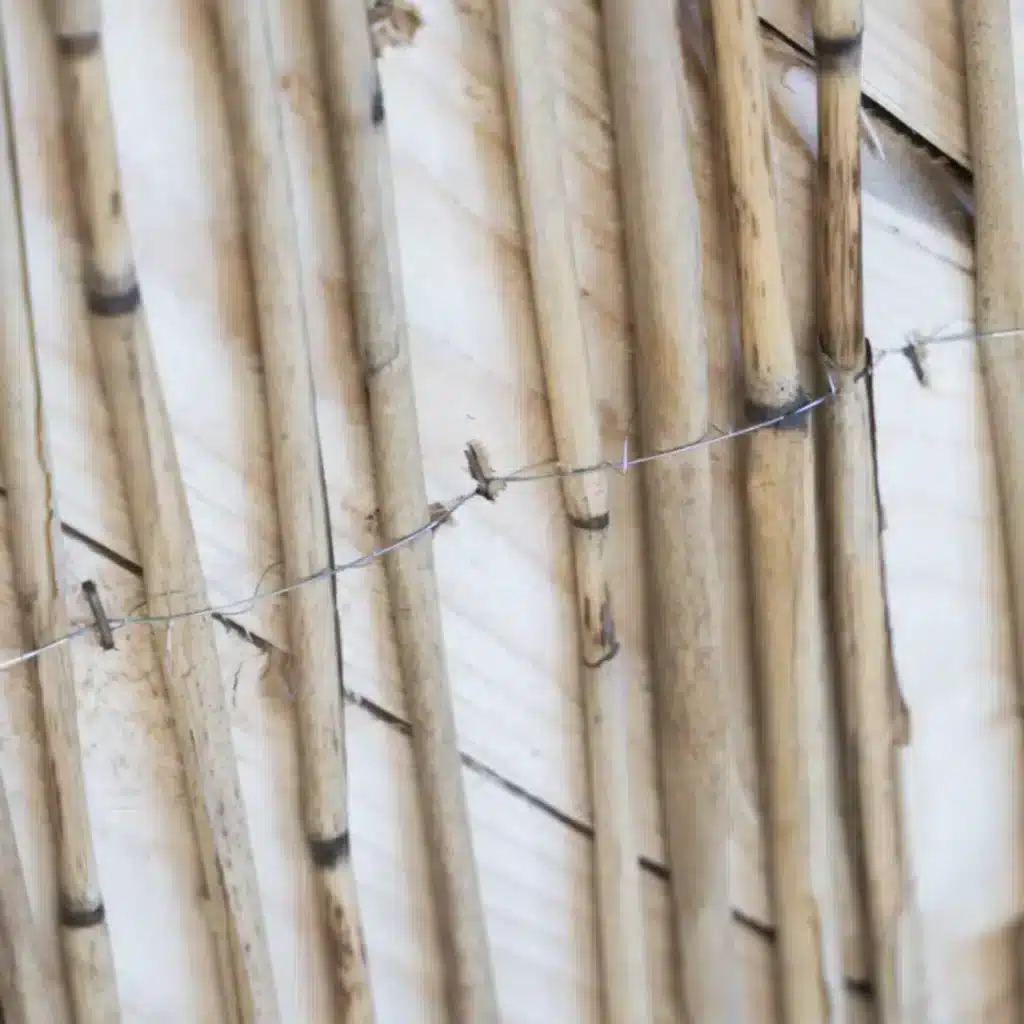 Sparse reed mat