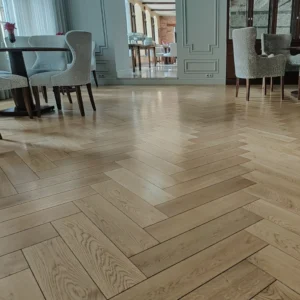 Woodengold oak herringbone T&G natur (120x600mm)