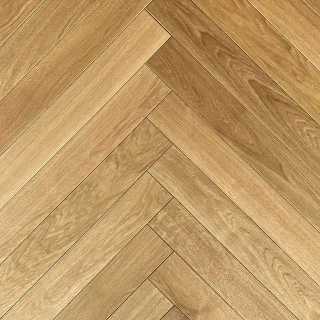 Woodengold oak herringbone T&G natur (90×600 mm)